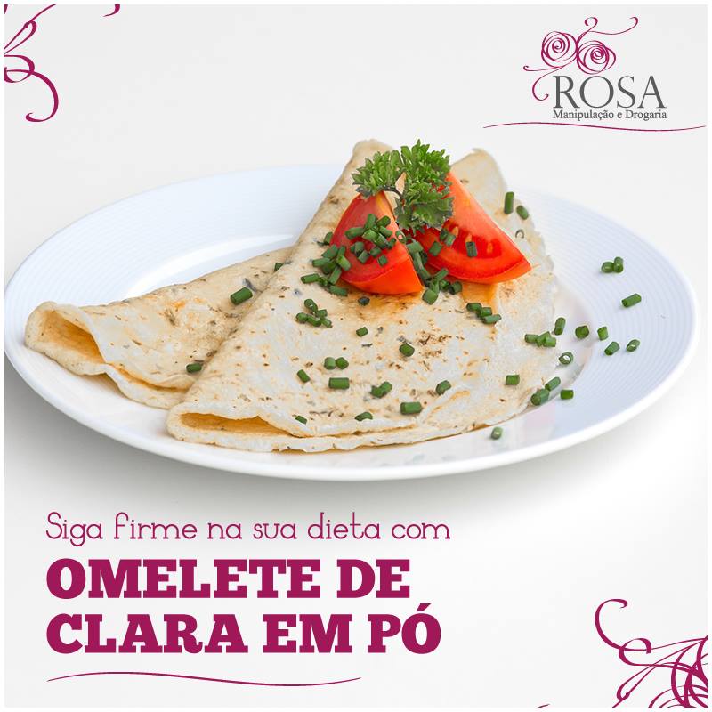 OMELETE DE CLARA EM PÓ: DIETA