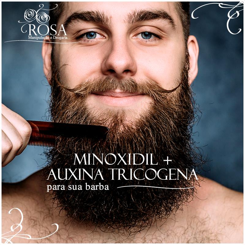 MINOXIDIL + AUXINA TRICOGENA EM SERUM PARA UMA BARBA COM FIOS FORTES E SEM FALHAS